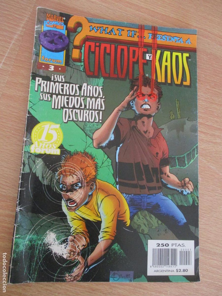 C&oacute;mics: MARVEL.- WHAT IF ,,, PRESENTA A : CICLOPE Y KAOS, VOL. IIN&ordm;. 3.- 1998