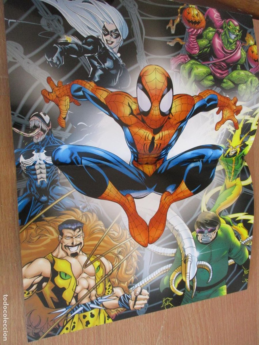 C&oacute;mics: MARVEL.- SPIDERMAN and SINISTER SIX- POSTER BOOK - Foto 2