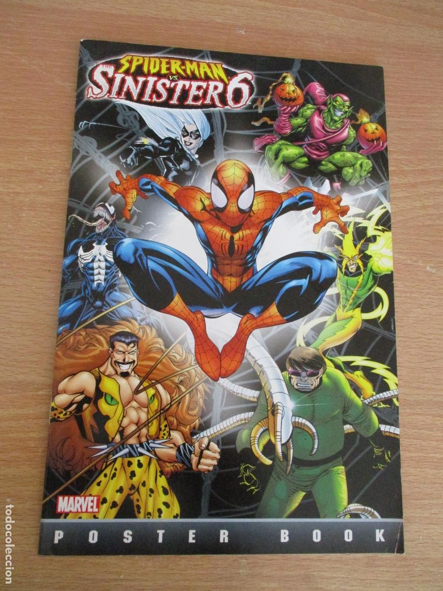 C&oacute;mics: MARVEL.- SPIDERMAN and SINISTER SIX- POSTER BOOK