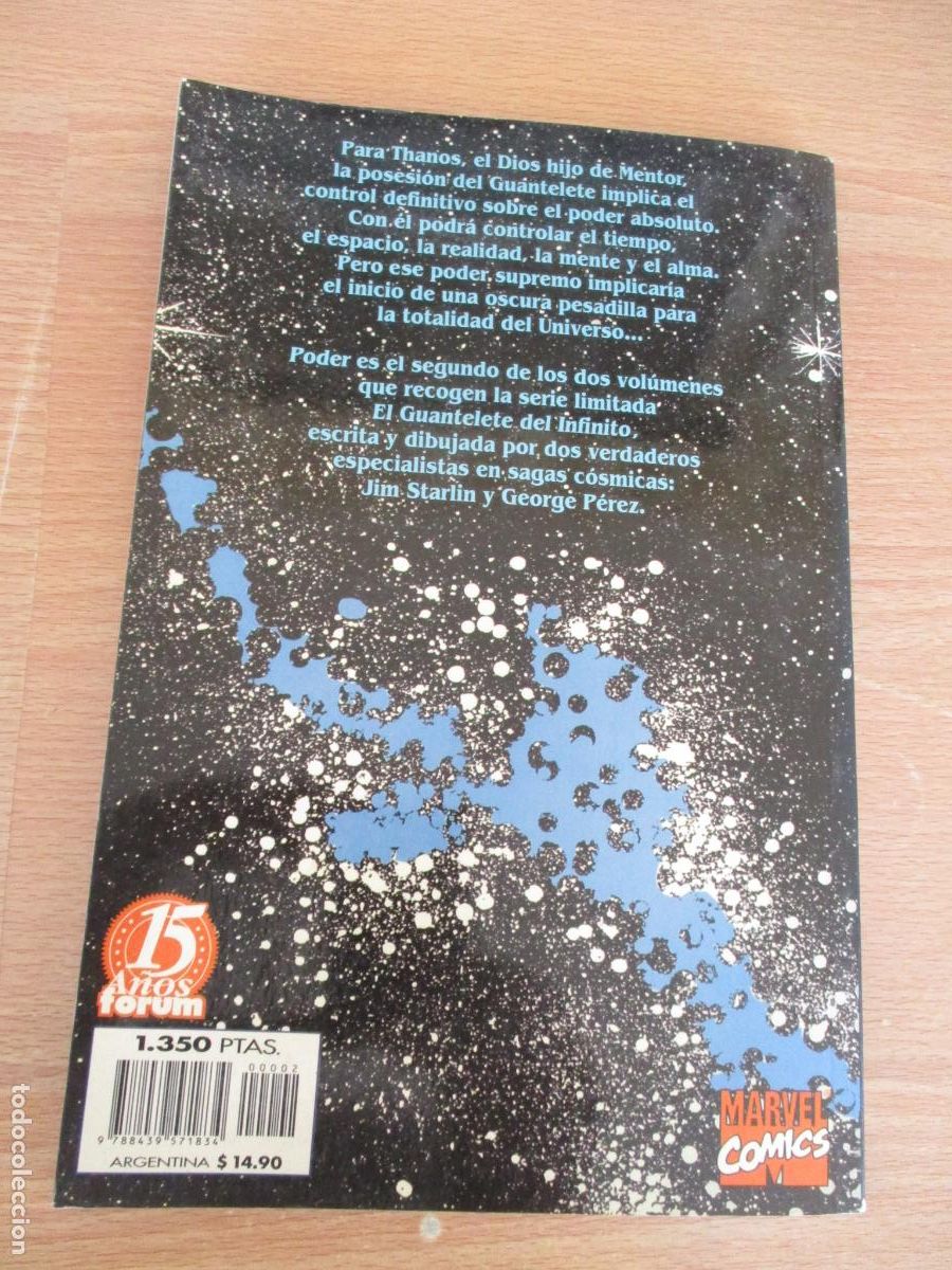 C&oacute;mics: FORUM.- EL GUANTELETE DEL INFINITO. N&ordm;., 2.- PODER - Foto 3