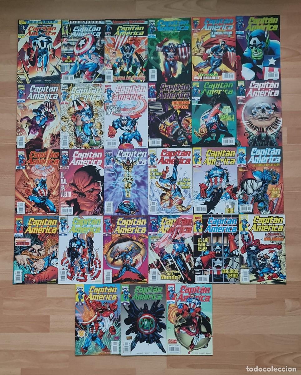 Comics : CAPITAN AMERICA Vol 4. Colecci&oacute;n completa de 27 comics + 2 Especiales. Comics Forum 1998