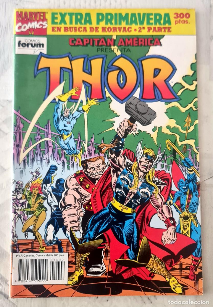 C&oacute;mics: CAPITAN AMERICA EXTRA PRIMAVERA 92 EN BUSCA DE KORVAC. Comics Forum 1992. - Foto 1