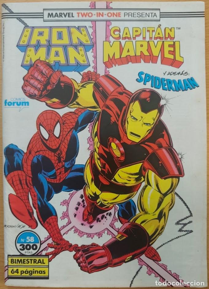 C&oacute;mics: MARVEL TWO IN ONE IRON MAN / CAPITAN MARVEL 58 (&Uacute;LTIMO). FORUM - Foto 1