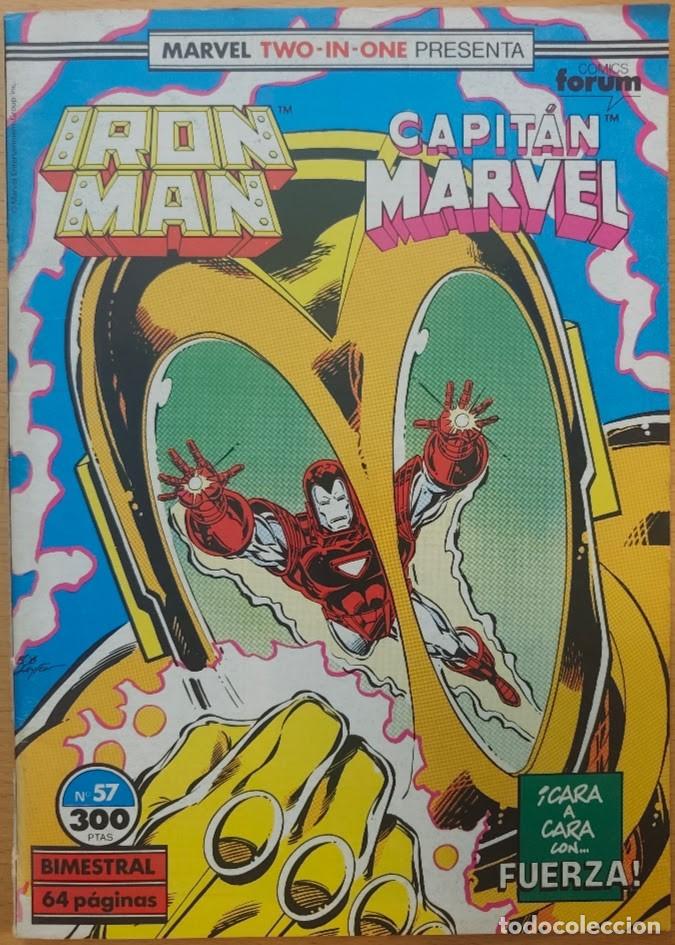 C&oacute;mics: MARVEL TWO IN ONE IRON MAN / CAPITAN MARVEL 57. FORUM - Foto 1