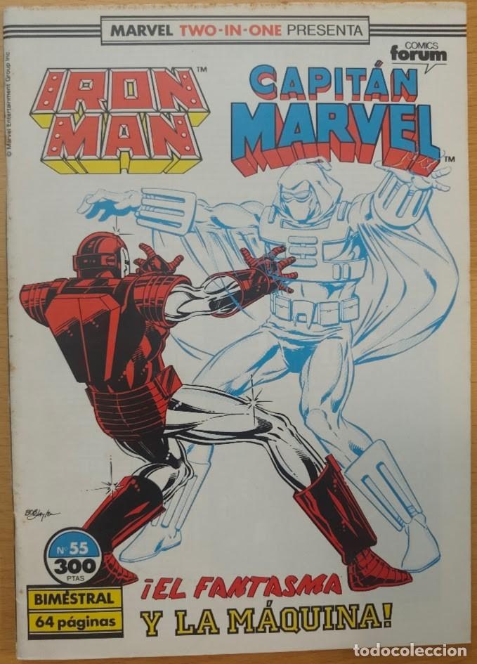 C&oacute;mics: MARVEL TWO IN ONE IRON MAN / CAPITAN MARVEL 55. FORUM