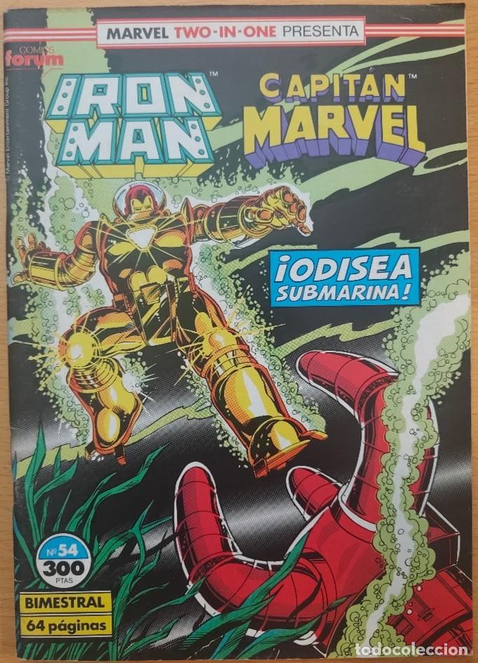 C&oacute;mics: MARVEL TWO IN ONE IRON MAN / CAPITAN MARVEL 54. FORUM