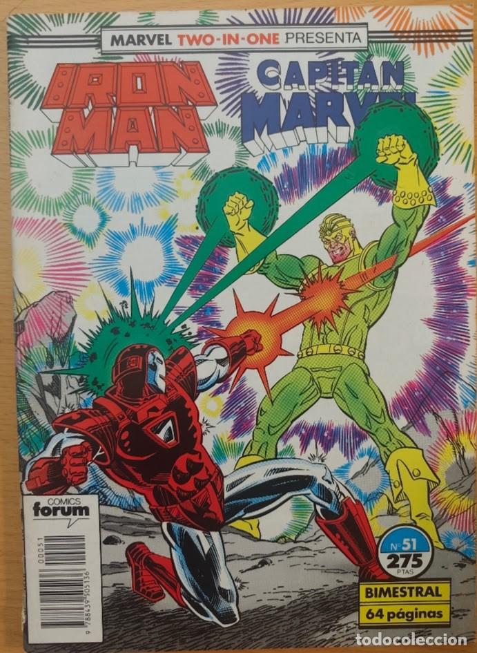 C&oacute;mics: MARVEL TWO IN ONE IRON MAN / CAPITAN MARVEL 51. FORUM - Foto 1