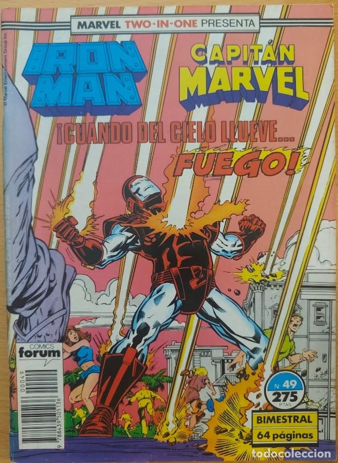 C&oacute;mics: MARVEL TWO IN ONE IRON MAN / CAPITAN MARVEL 49. FORUM - Foto 1