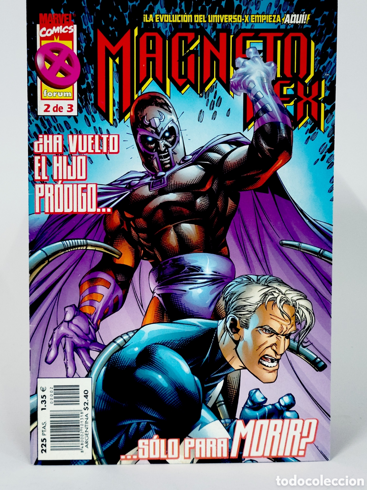 C&oacute;mics: C&Oacute;MIC MAGNETO REX 2 FORUM MARVEL GRAPA EXCELENTE ESTADO - Foto 1