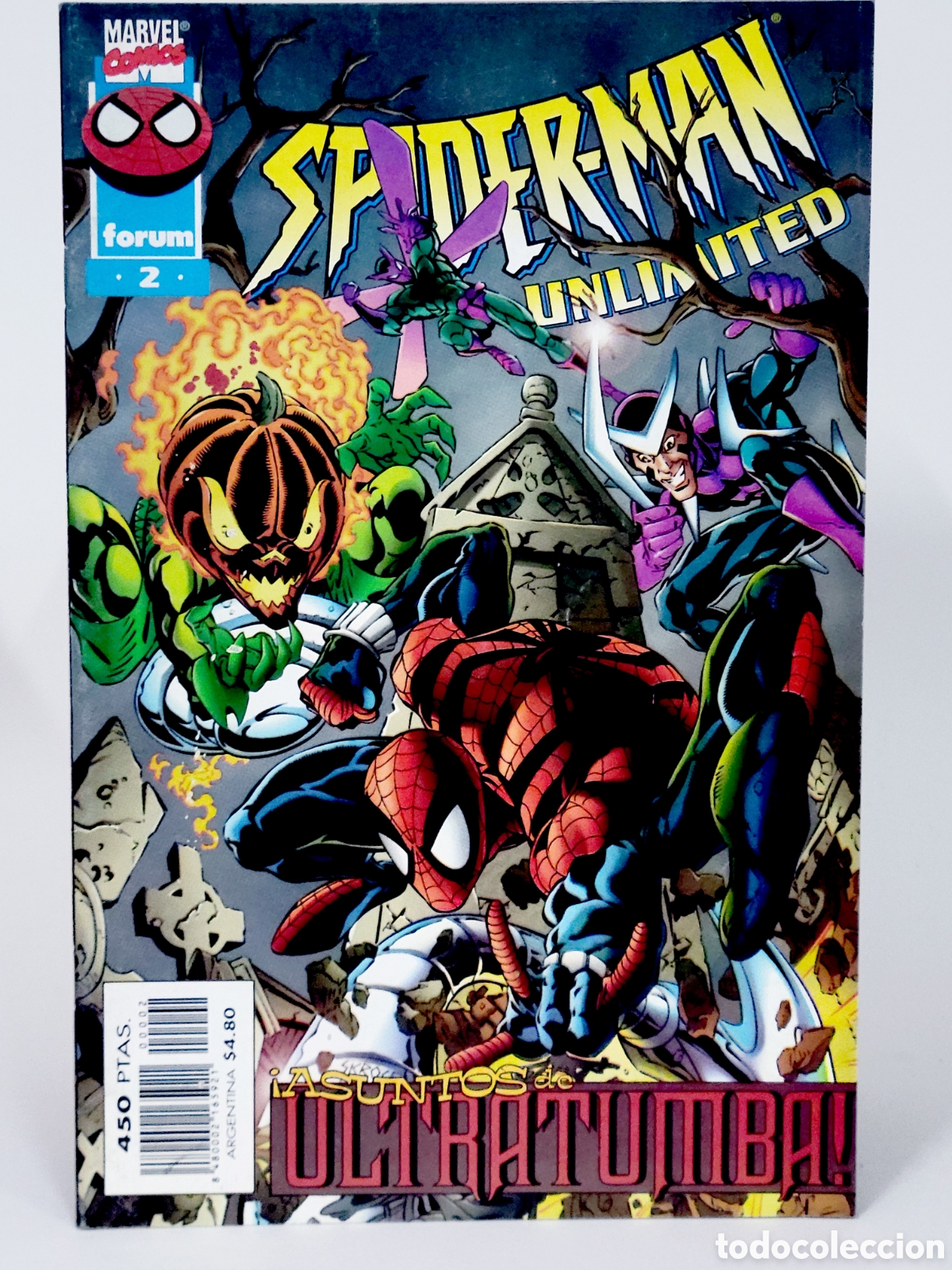 C&oacute;mics: C&Oacute;MIC SPIDERMAN UNLIMITED 2 FORUM MARVEL (SPIDER-MAN) GRAPA EXCELENTE ESTADO
