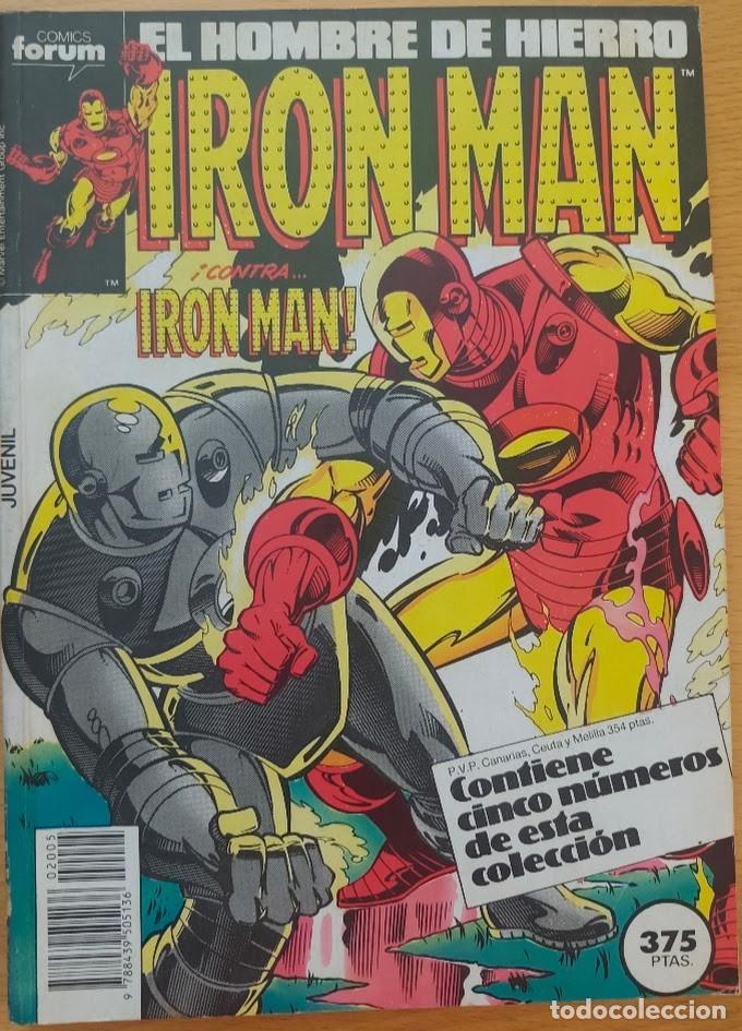 C&oacute;mics: IRON MAN, EL HOMBRE DE HIERRO VOL 1 RETAPADO N&Uacute;MEROS 36 A 40. FORUM