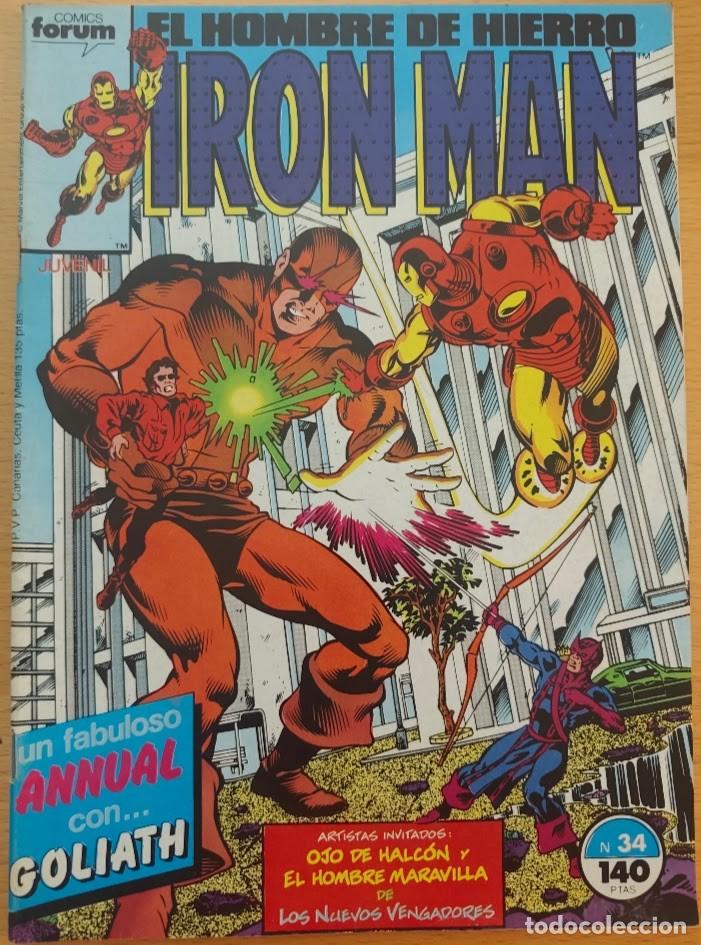 C&oacute;mics: IRON MAN, EL HOMBRE DE HIERRO VOL 1, 34. FORUM