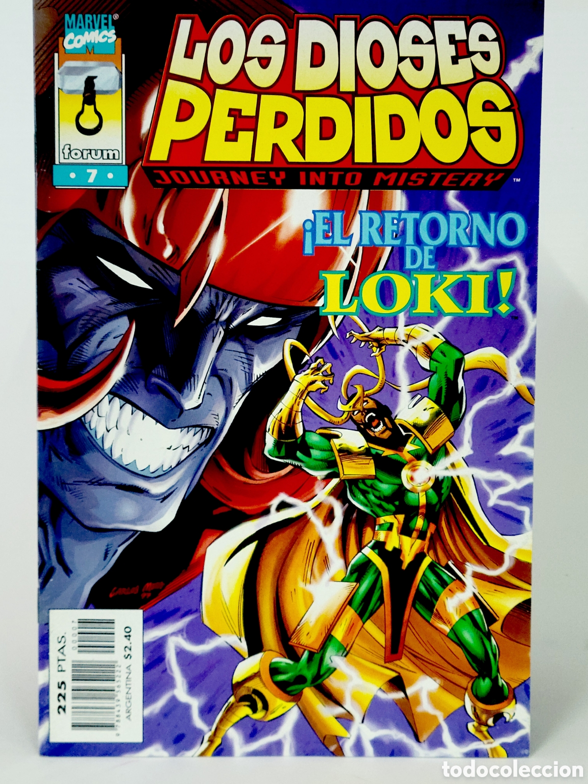 C&oacute;mics: C&Oacute;MIC LOS DIOSES PERDIDOS 7 FORUM MARVEL GRAPA DE KIOSCO