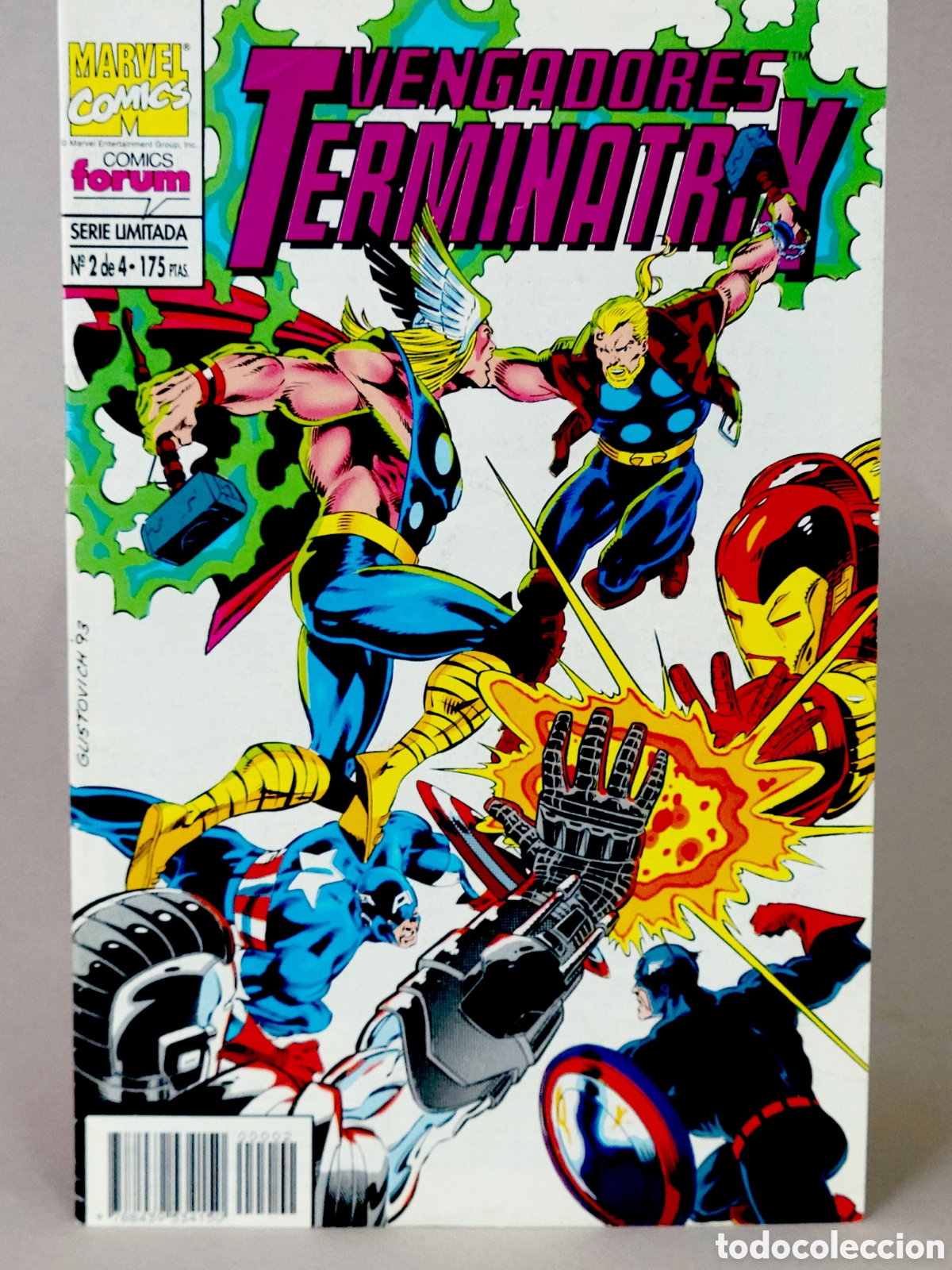 C&oacute;mics: C&Oacute;MIC VENGADORES TERMINATRIX 2 FORUM MARVEL GRAPA DE KIOSCO - Foto 1