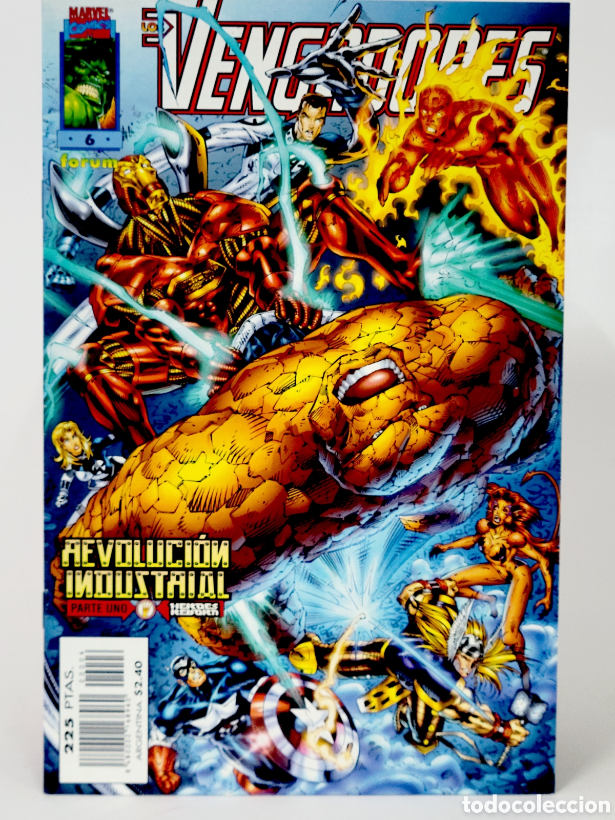 C&oacute;mics: C&Oacute;MIC HEROES REBORN LOS VENGADORES 6 FORUM MARVEL GRAPA DE KIOSCO