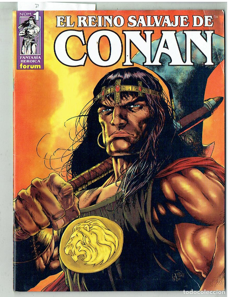 C&oacute;mics: EL REINO SALVAJE DE CONAN. N&ordm; 1. FORUM. (B/39.2 RUM)