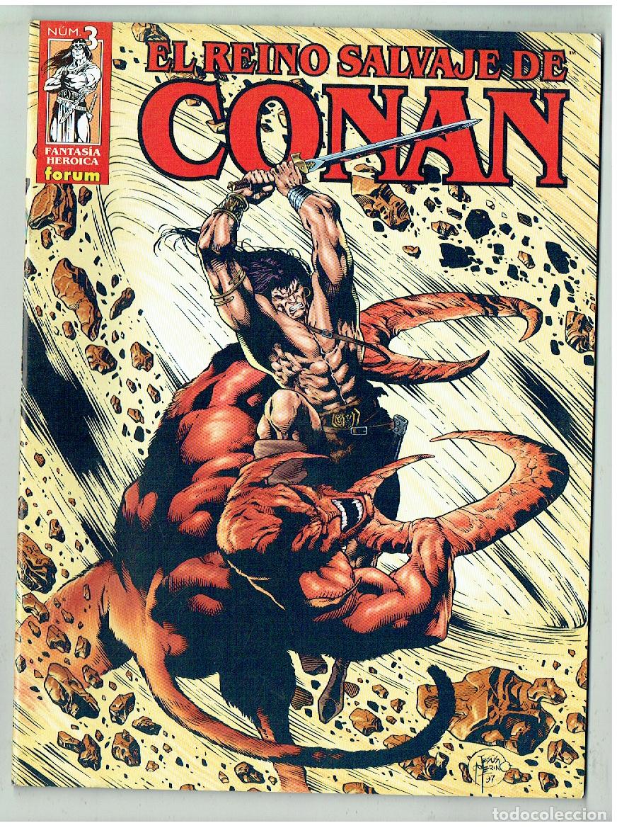 C&oacute;mics: EL REINO SALVAJE DE CONAN. N&ordm; 3. FORUM. (B/39.2 RUM)