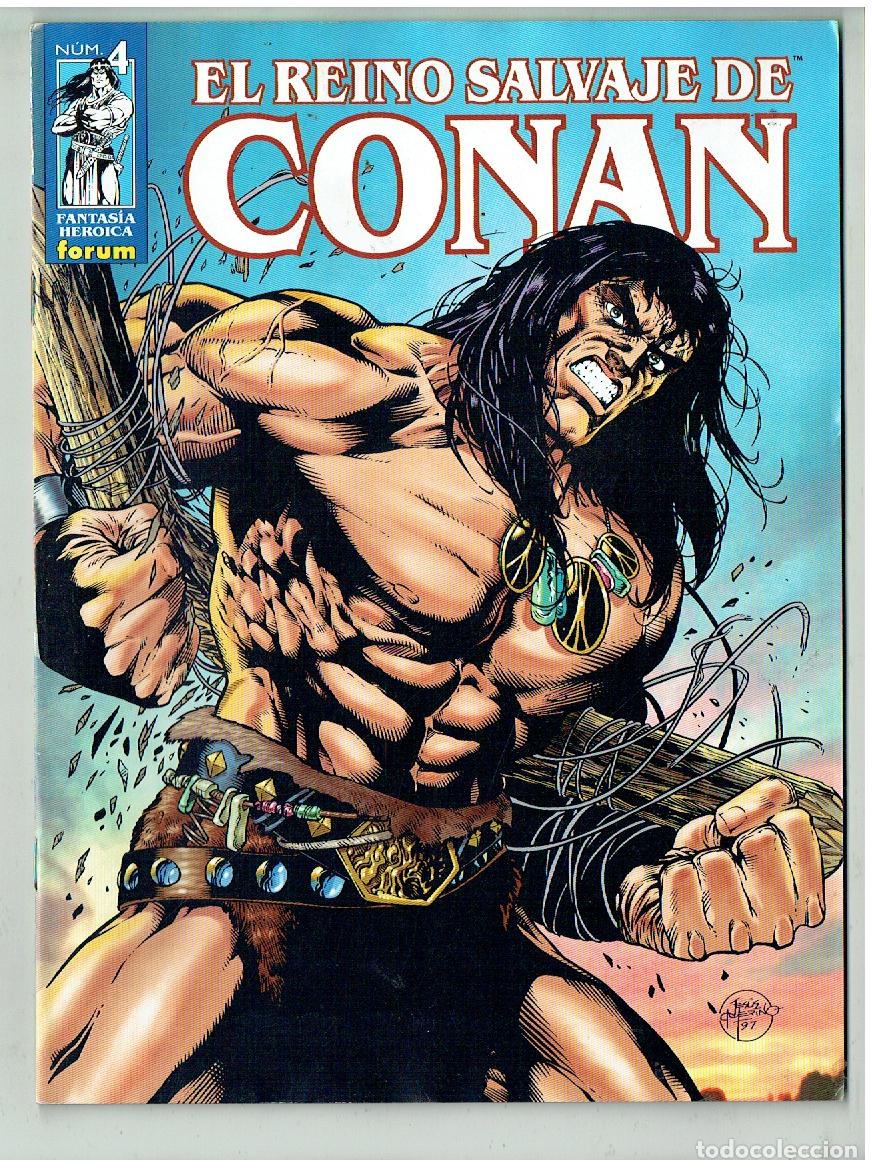 C&oacute;mics: EL REINO SALVAJE DE CONAN. N&ordm; 4. FORUM. (B/39.2 RUM)