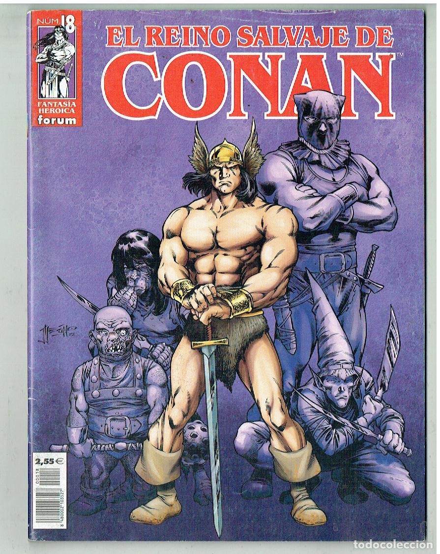 C&oacute;mics: EL REINO SALVAJE DE CONAN. N&ordm; 18. FORUM. (B/39.2 RUM)