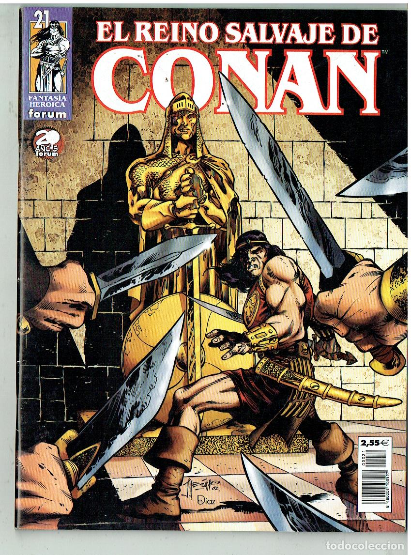 C&oacute;mics: EL REINO SALVAJE DE CONAN. N&ordm; 21. FORUM. (B/39.2 RUM)