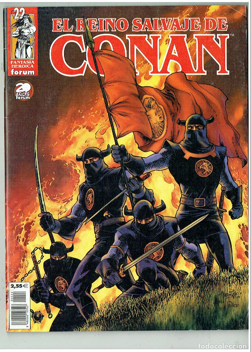 C&oacute;mics: EL REINO SALVAJE DE CONAN. N&ordm; 22. FORUM. (B/39.2 RUM)