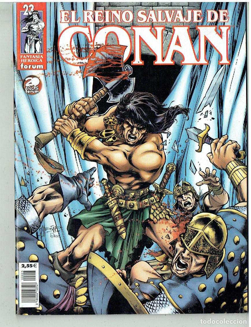 C&oacute;mics: EL REINO SALVAJE DE CONAN. N&ordm; 23. FORUM. (B/39.2 RUM)