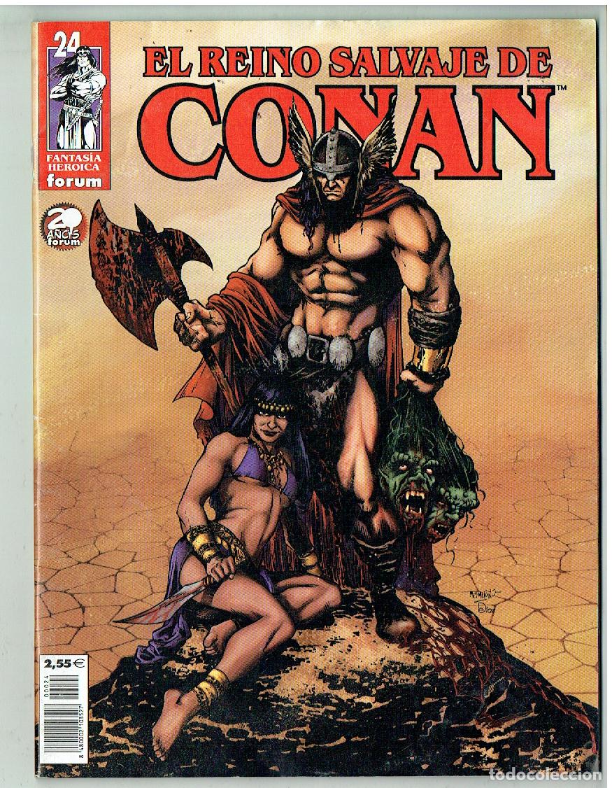 C&oacute;mics: EL REINO SALVAJE DE CONAN. N&ordm; 24. FORUM. (B/39.2 RUM)