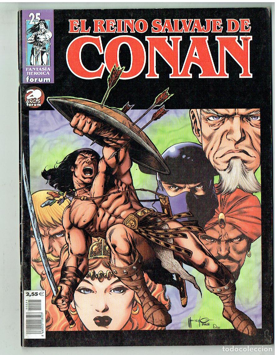 C&oacute;mics: EL REINO SALVAJE DE CONAN. N&ordm; 25. FORUM. (B/39.2 RUM)
