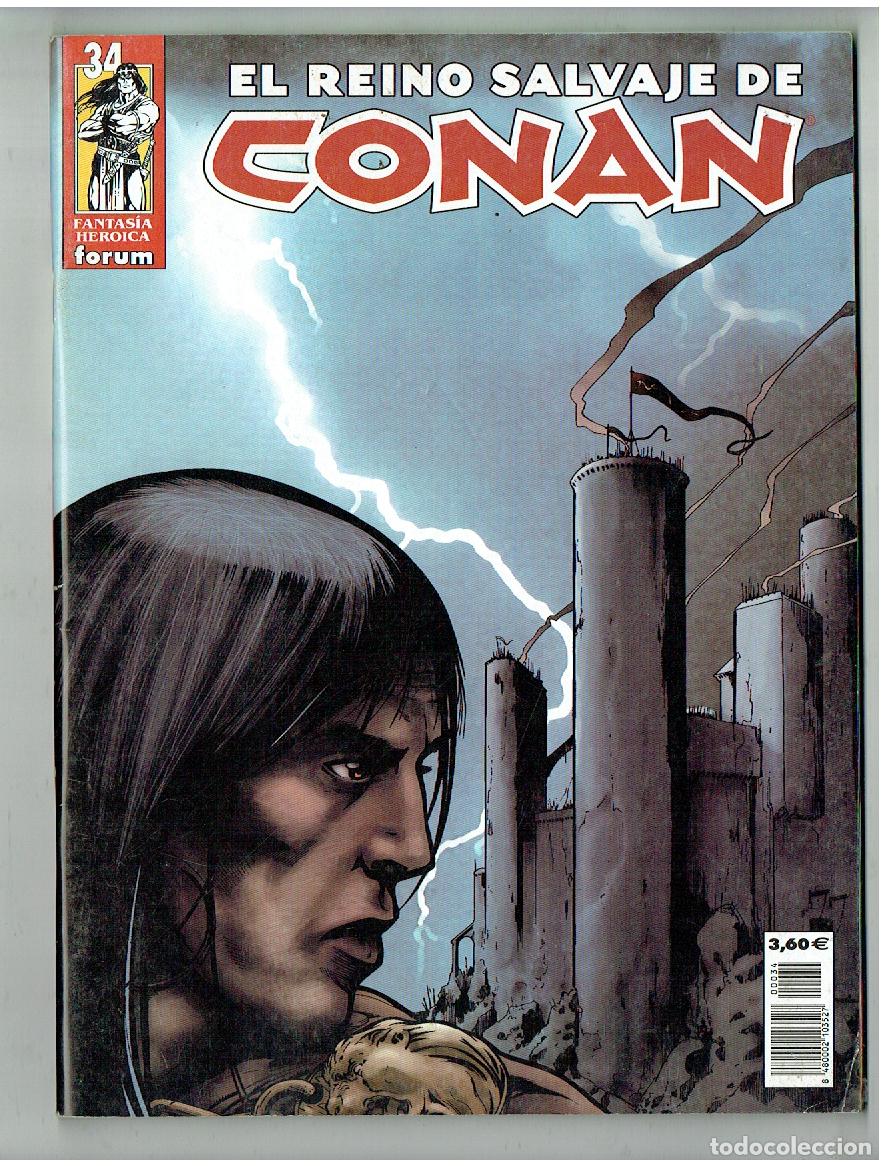 C&oacute;mics: EL REINO SALVAJE DE CONAN. N&ordm; 34. FORUM. (B/39.2 RUM)