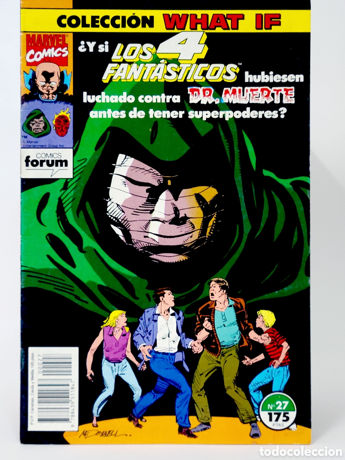 C&oacute;mics: C&Oacute;MIC COLECCI&Oacute;N WHAT IF 27 LOS 4 FANT&Aacute;STICOS VOL.1 FORUM MARVEL VOLUMEN GRAPA MUY BUEN ESTADO