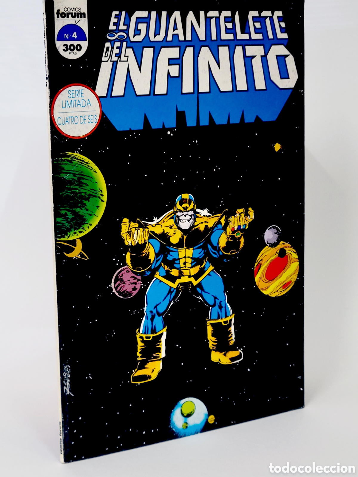 C&oacute;mics: C&Oacute;MIC EL GUANTELETE DEL INFINITO 4 FORUM MARVEL BUEN ESTADO
