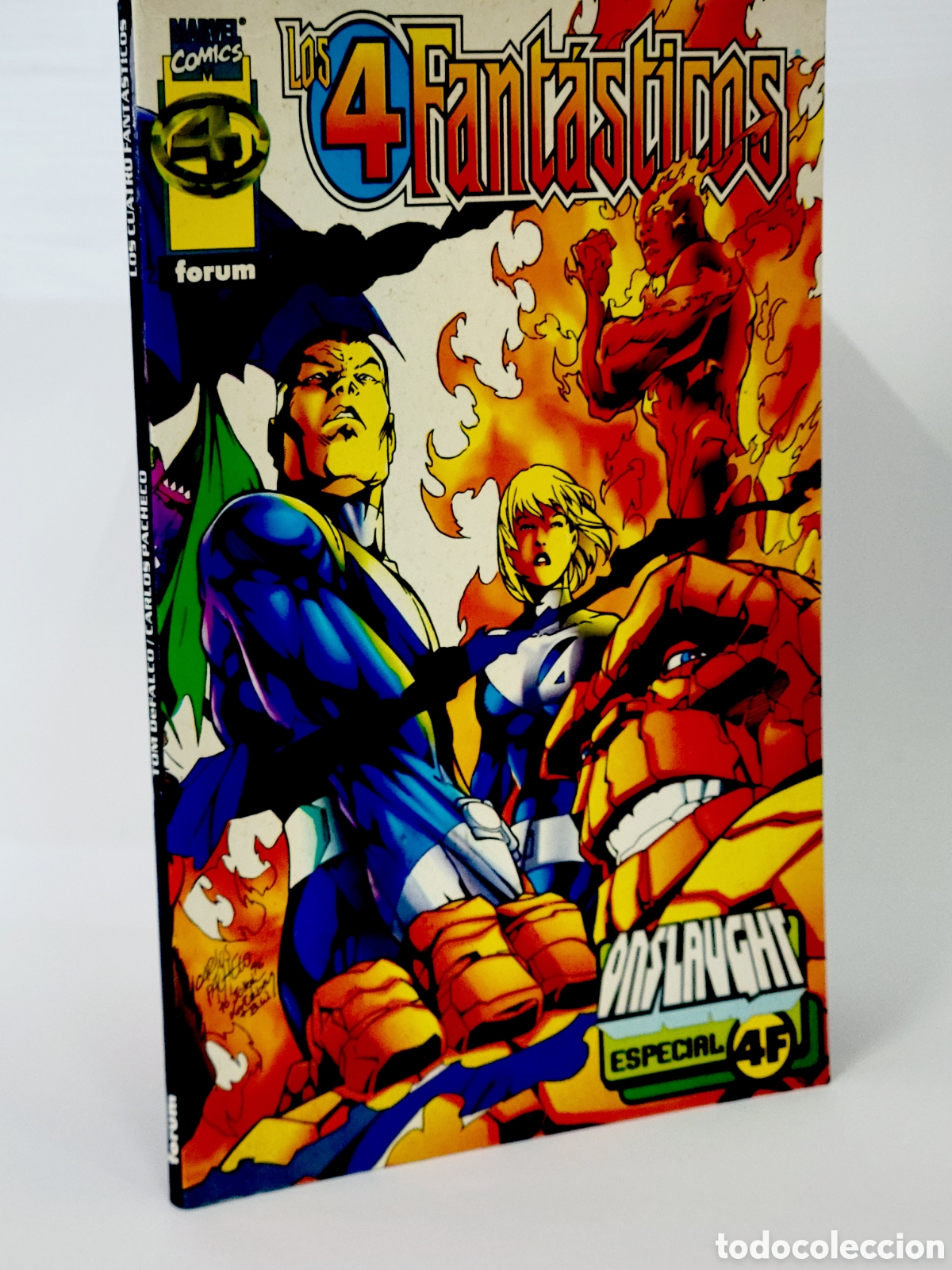 C&oacute;mics: C&Oacute;MIC LOS 4 CUATRO FANTASTICOS 4 ESPECIAL ONSLAUGHT FORUM MARVEL MUY BUEN ESTADO