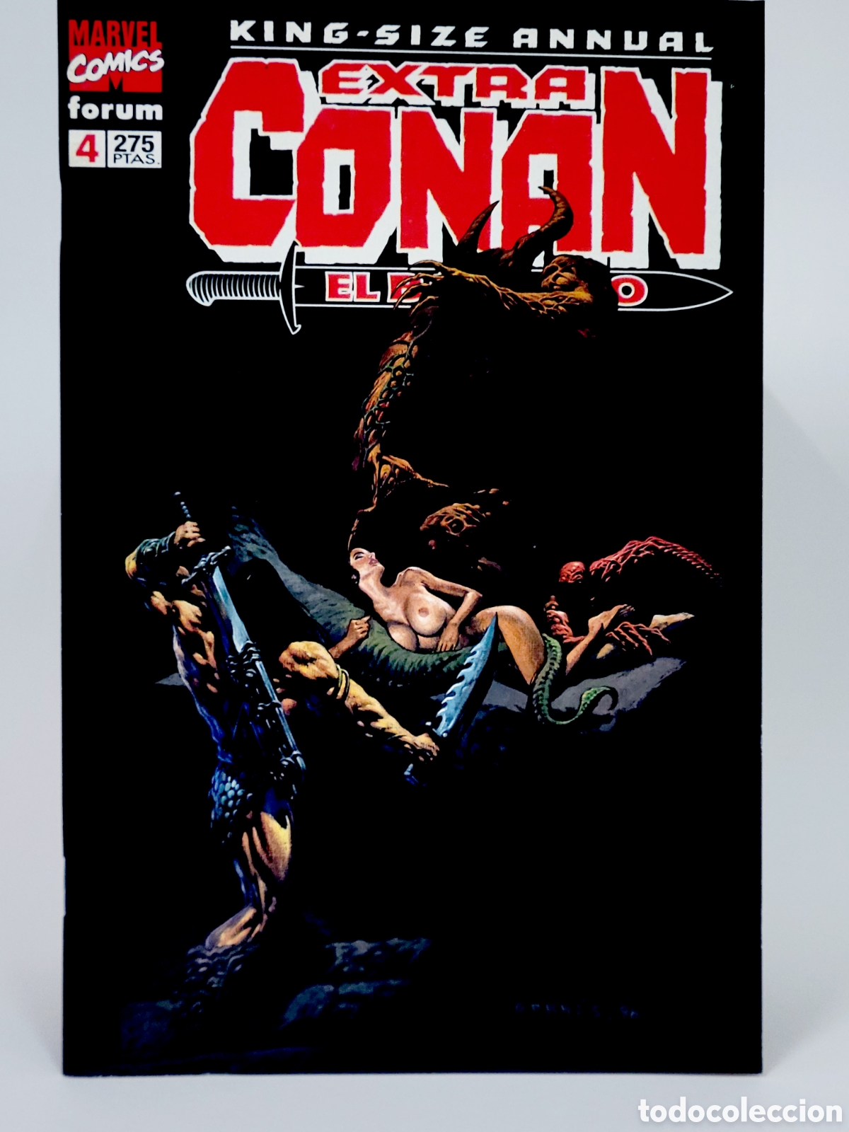C&oacute;mics: C&Oacute;MIC EXTRA CONAN EL B&Aacute;RBARO 4 FORUM MARVEL GRAPA DE KIOSCO