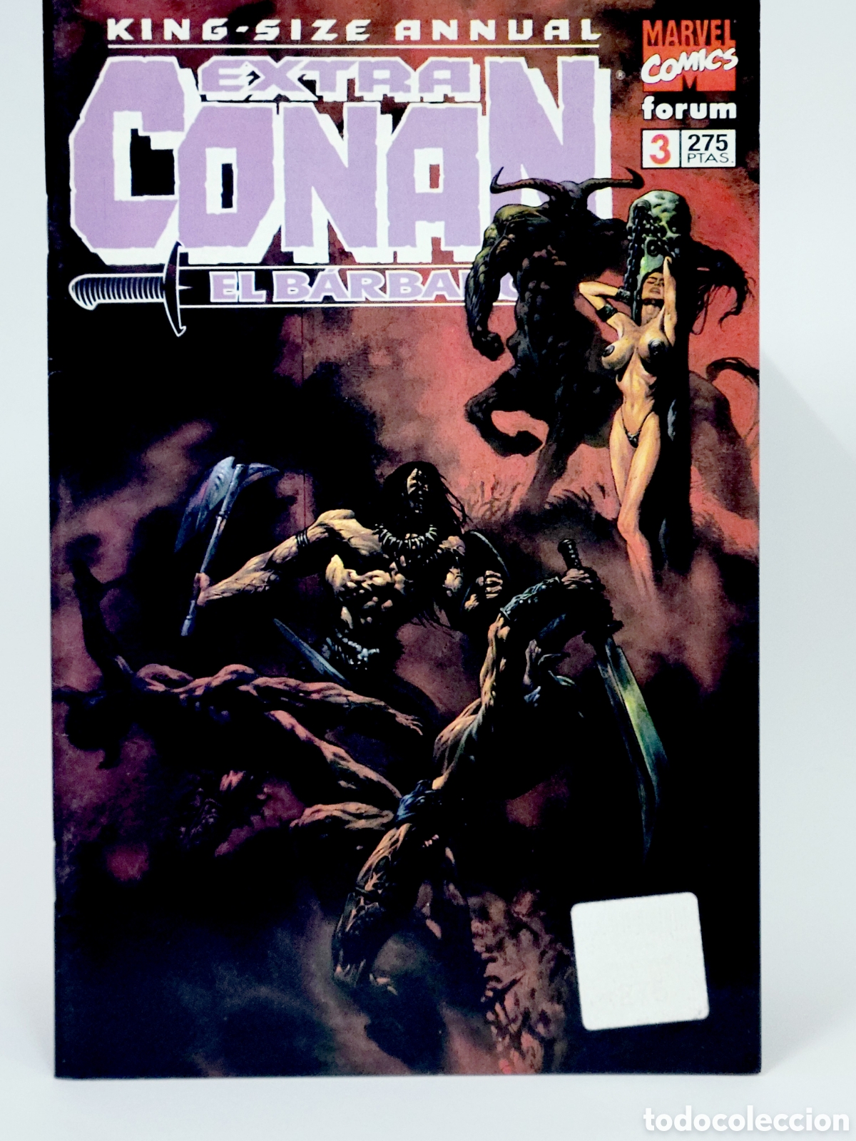 C&oacute;mics: C&Oacute;MIC EXTRA CONAN EL B&Aacute;RBARO 3 FORUM MARVEL GRAPA EXCELENTE ESTADO