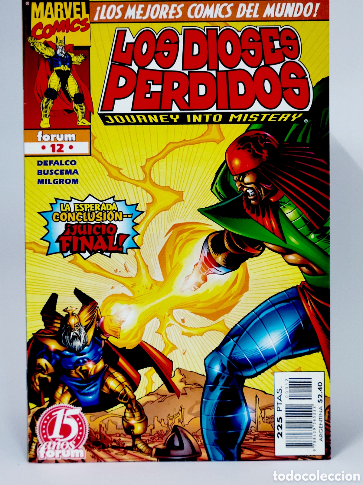 C&oacute;mics: C&Oacute;MIC LOS DIOSES PERDIDOS 12 FORUM MARVEL GRAPA EXCELENTE ESTADO