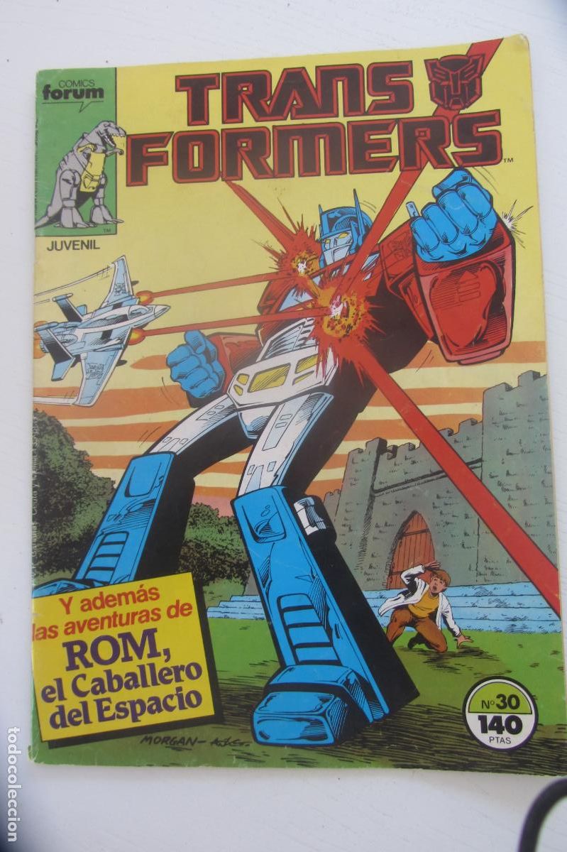 C&oacute;mics: TRANSFORMERS N&ordm; 30 Y ROM EL CABALLERO DEL ESPACIO ( 1985/1992 ) FORUM ARX190
