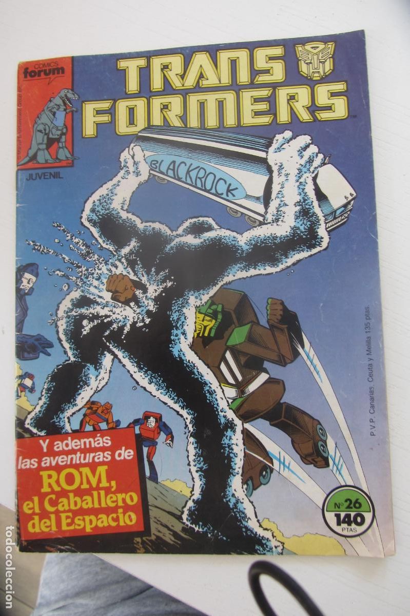 C&oacute;mics: TRANSFORMERS N&ordm; 26 -CON ROM SAL BUSCEMA-1987 FORUM ARX190