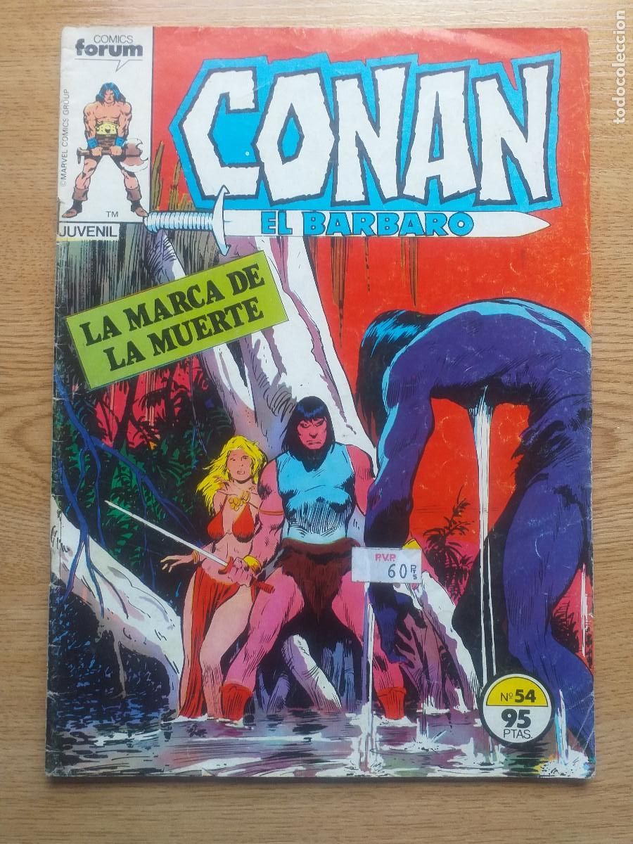 C&oacute;mics: CONAN EL B&Aacute;RBARO - VOL.1 - N&ordm; 54 - La marca de la muerte - FORUM