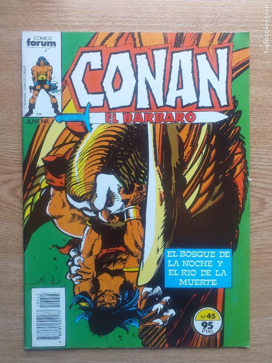 C&oacute;mics: CONAN EL B&Aacute;RBARO - VOL.1 - N&ordm; 45 - El bosque de la noche y El r&iacute;o de la muerte - FORUM
