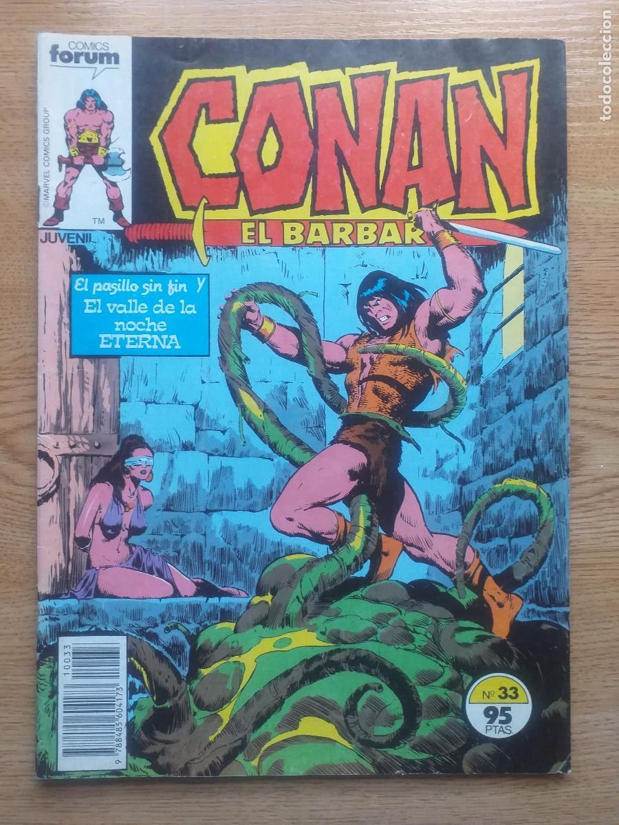 C&oacute;mics: CONAN EL B&Aacute;RBARO - VOL.1 - N&ordm; 33 - El pasillo sin fin y El valle de la noche eterna - FORUM