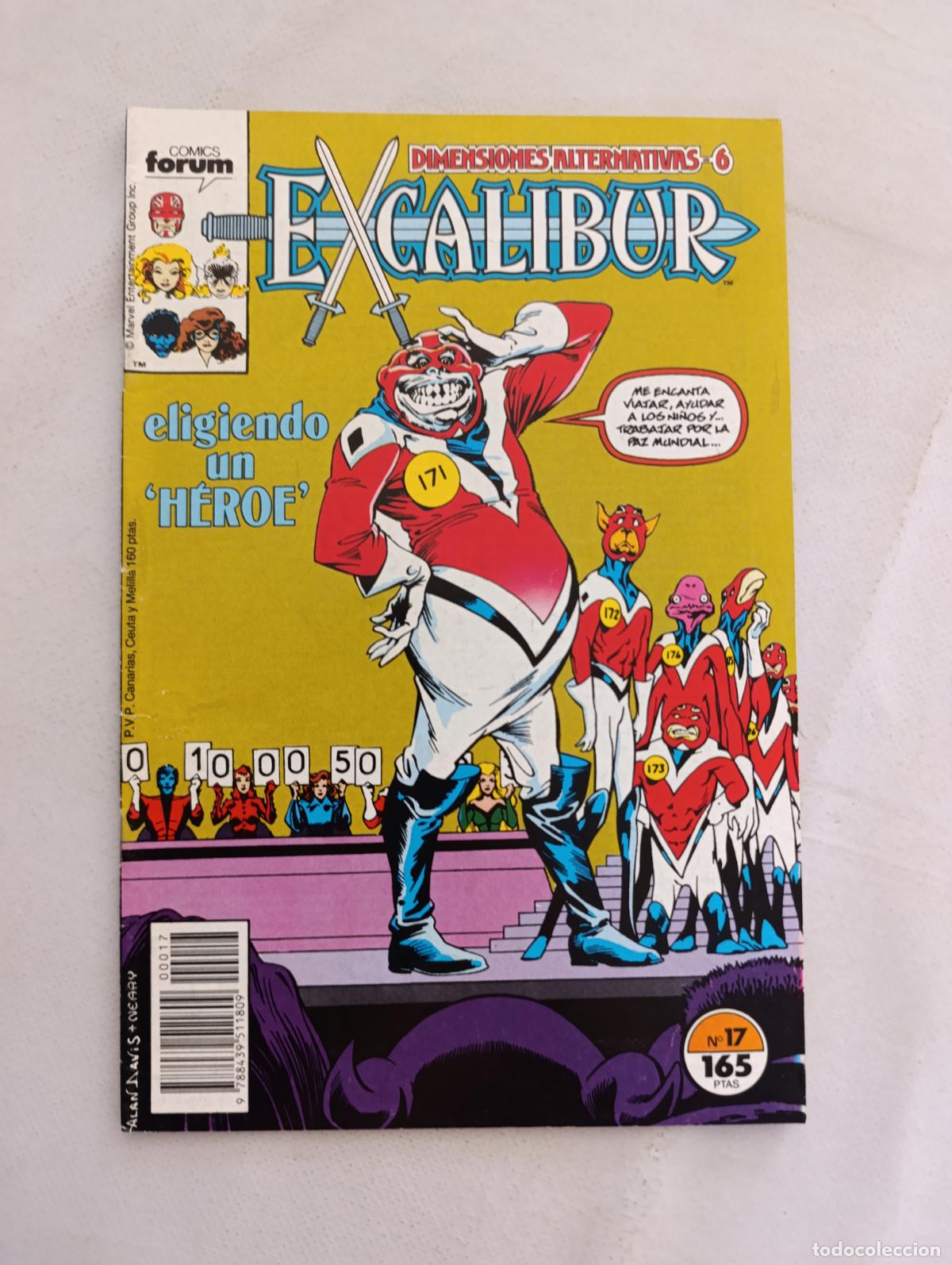 C&oacute;mics: EXCALIBUR N&ordm; 17 - FORUM (EA)