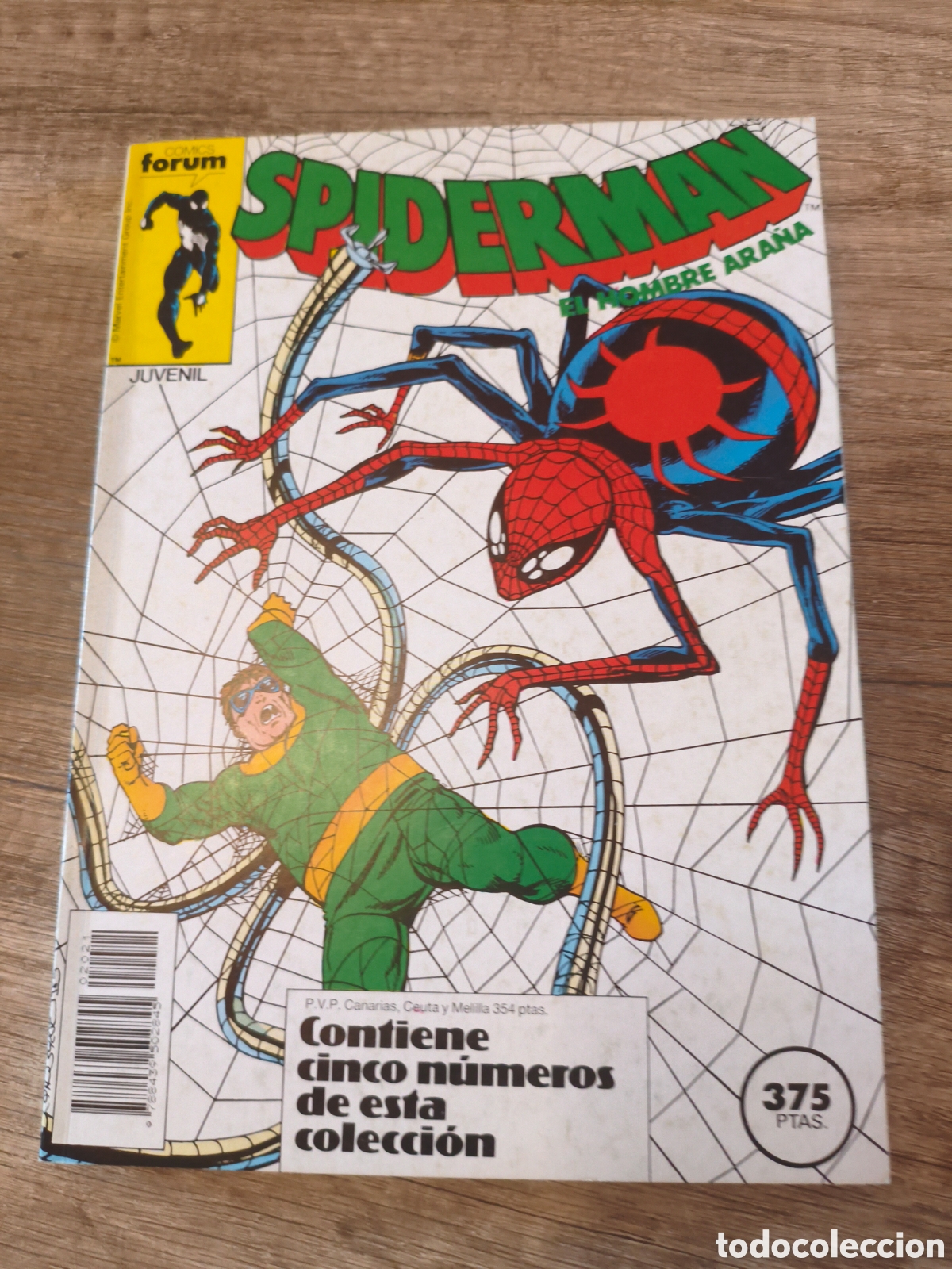 C&oacute;mics: Retapado Spiderman volumen 1 forum n&uacute;meros 181, 182, 183, 184 y 185