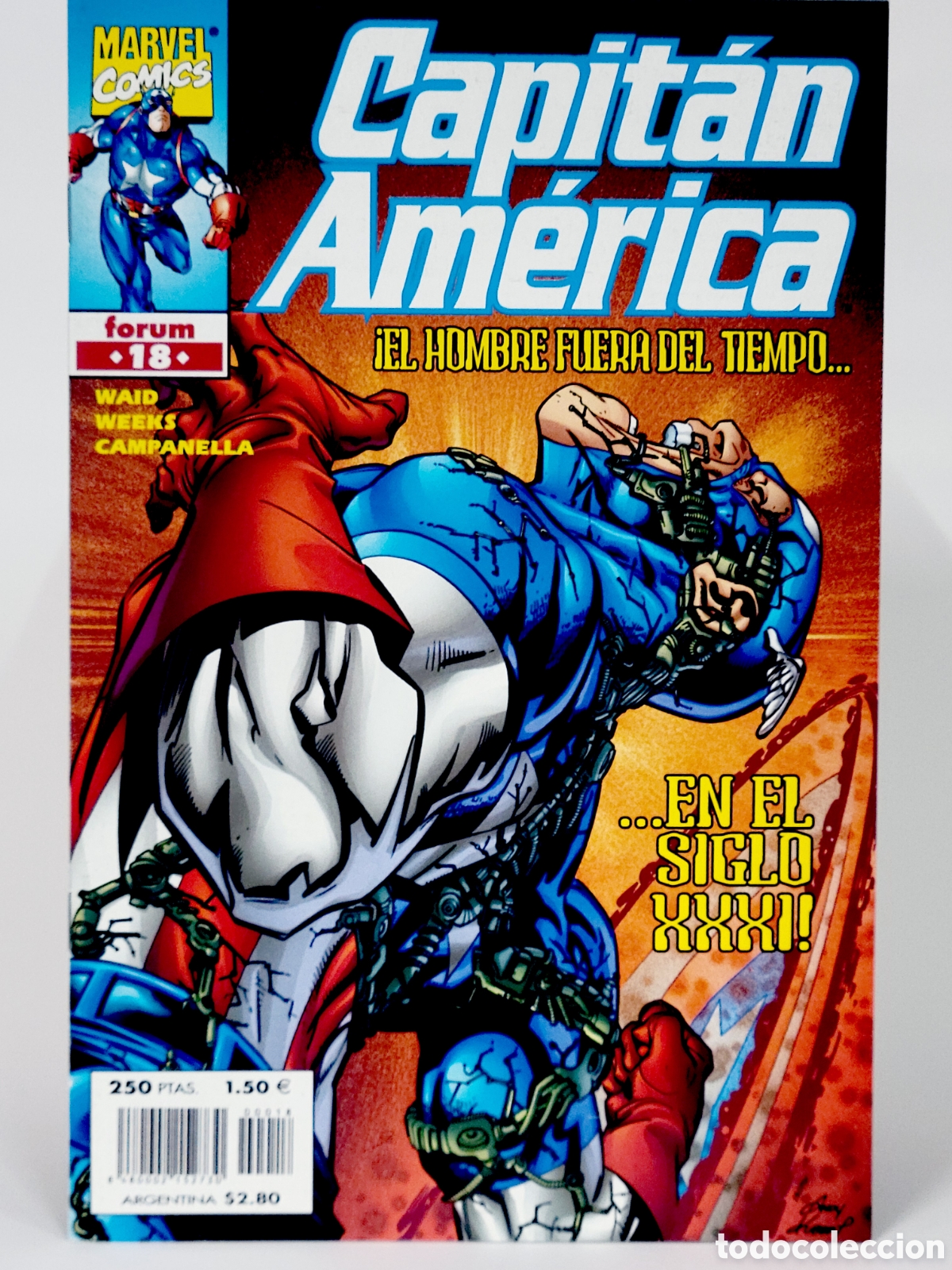 C&oacute;mics: C&Oacute;MIC CAPITAN AM&Eacute;RICA 18 VOL.4 FORUM MARVEL VOLUMEN GRAPA DE KIOSCO