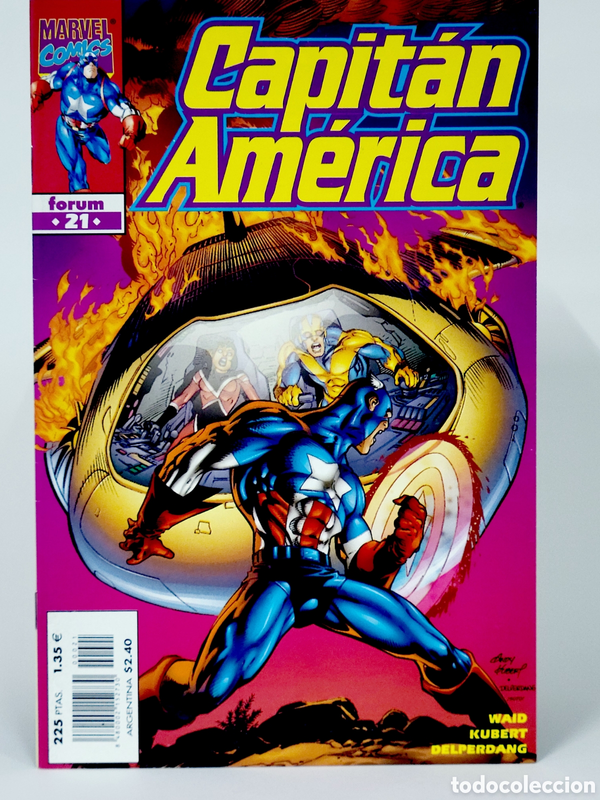 C&oacute;mics: C&Oacute;MIC CAPITAN AM&Eacute;RICA 21 VOL.4 FORUM MARVEL VOLUMEN GRAPA DE KIOSCO