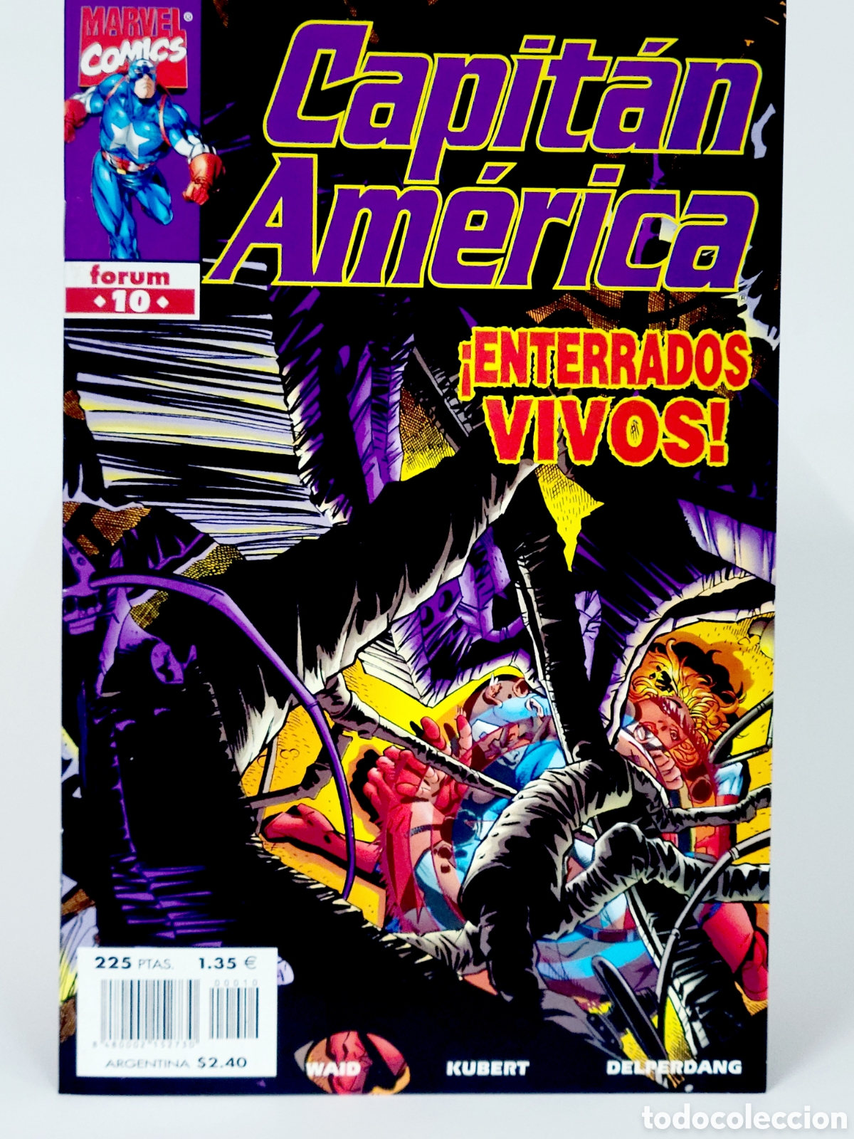 C&oacute;mics: C&Oacute;MIC CAPITAN AM&Eacute;RICA 10 VOL.4 FORUM MARVEL VOLUMEN GRAPA DE KIOSCO
