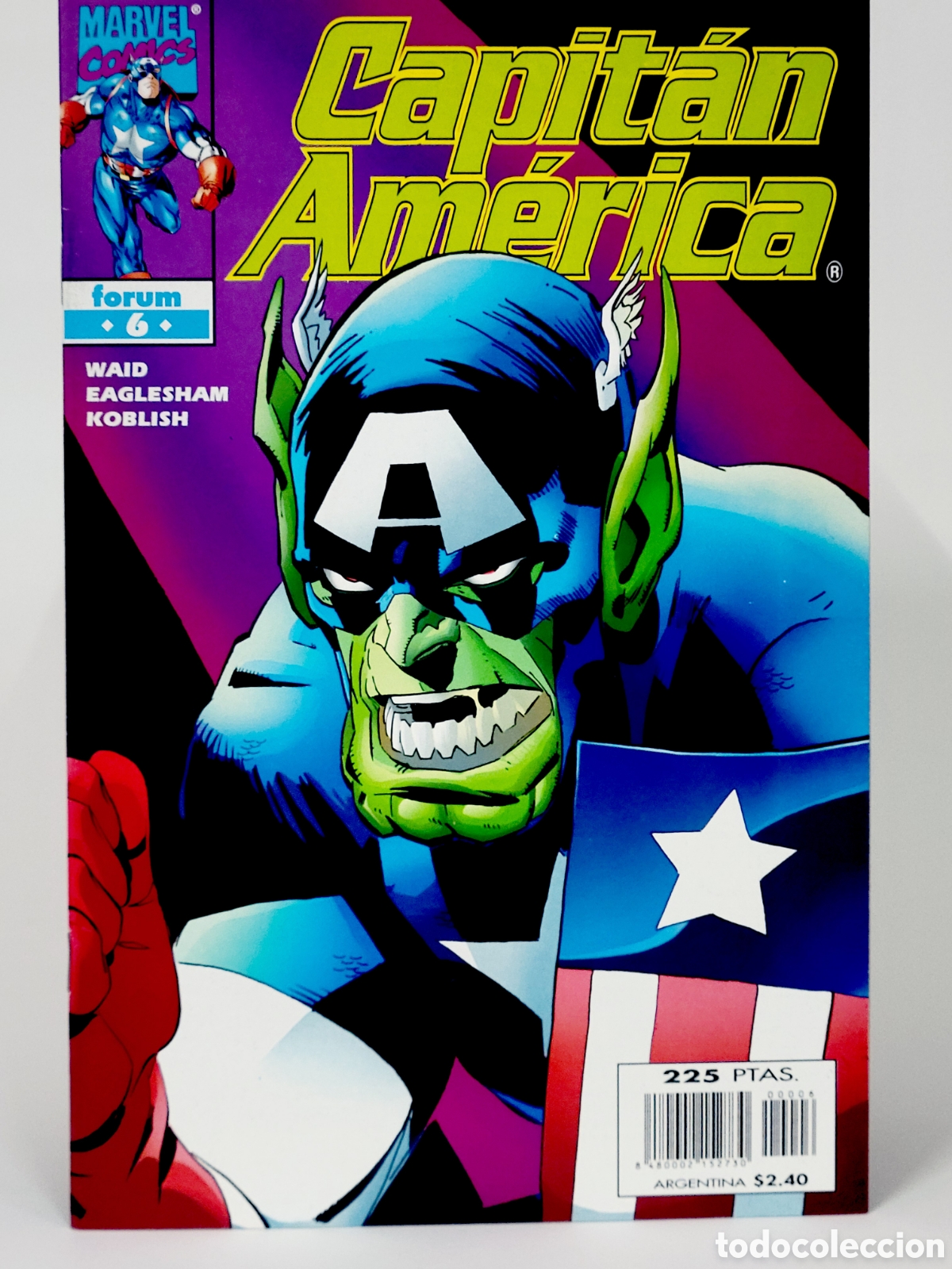 Comics: C&Oacute;MIC CAPITAN AM&Eacute;RICA 6 VOL.4 FORUM MARVEL VOLUMEN GRAPA DE KIOSCO
