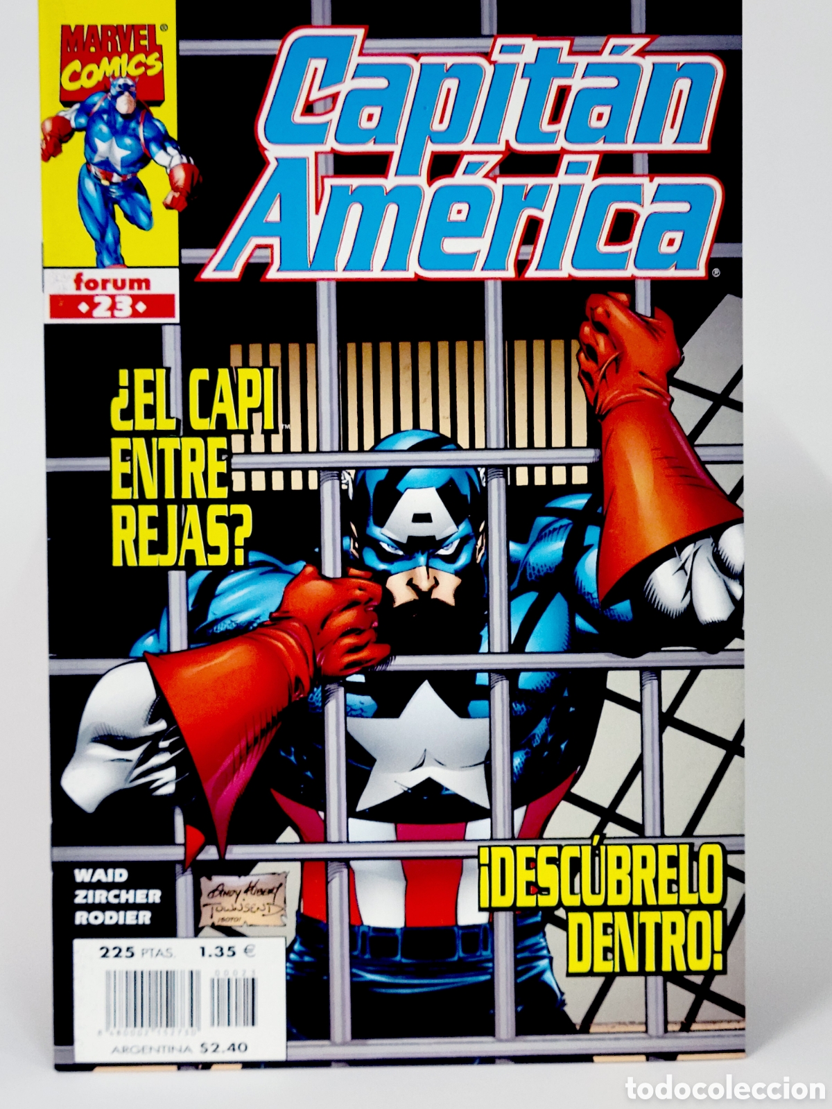 C&oacute;mics: C&Oacute;MIC CAPITAN AM&Eacute;RICA 23 VOL.4 FORUM MARVEL VOLUMEN GRAPA DE KIOSCO