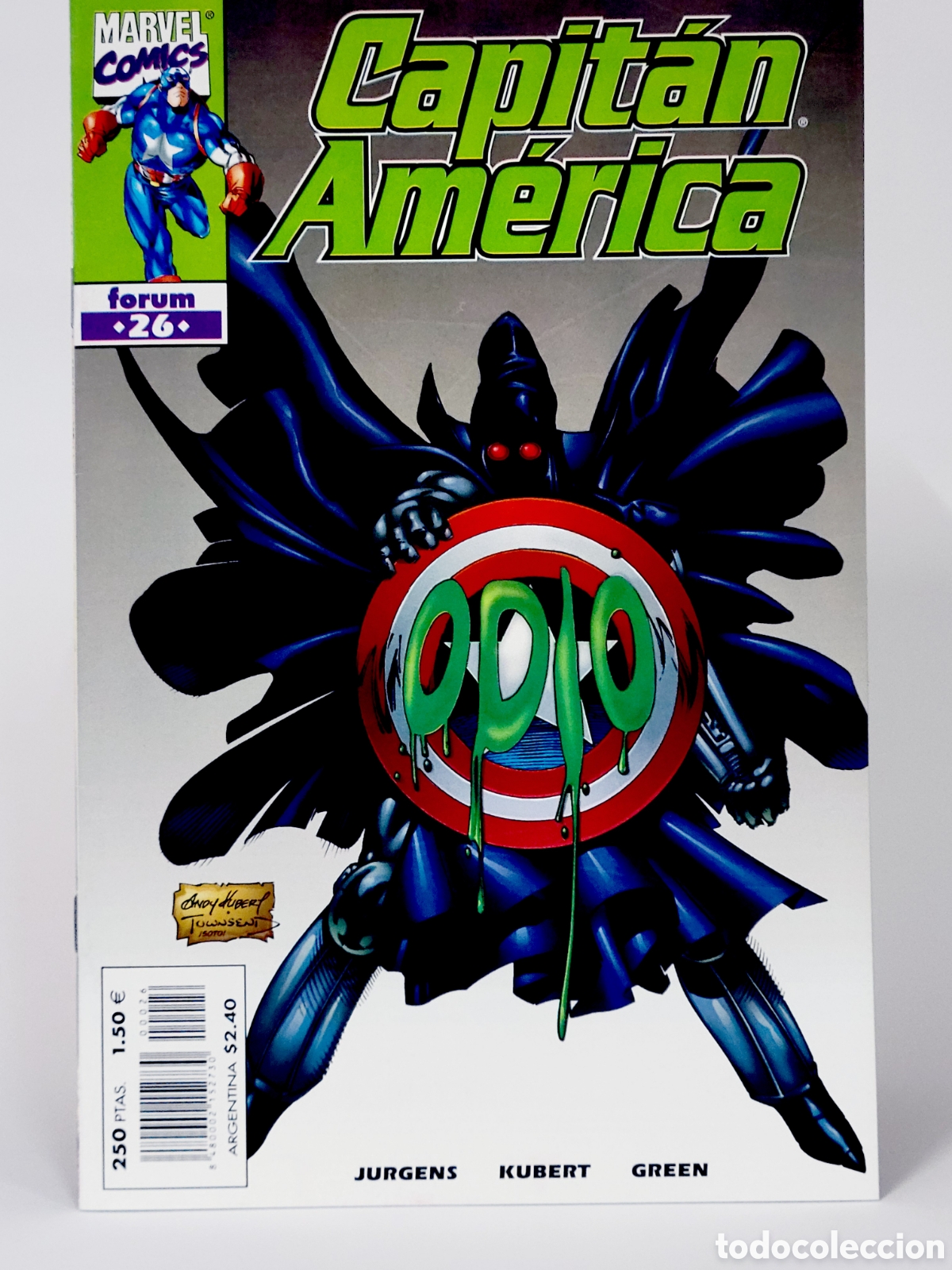 C&oacute;mics: C&Oacute;MIC CAPITAN AM&Eacute;RICA 26 VOL.4 FORUM MARVEL VOLUMEN GRAPA DE KIOSCO