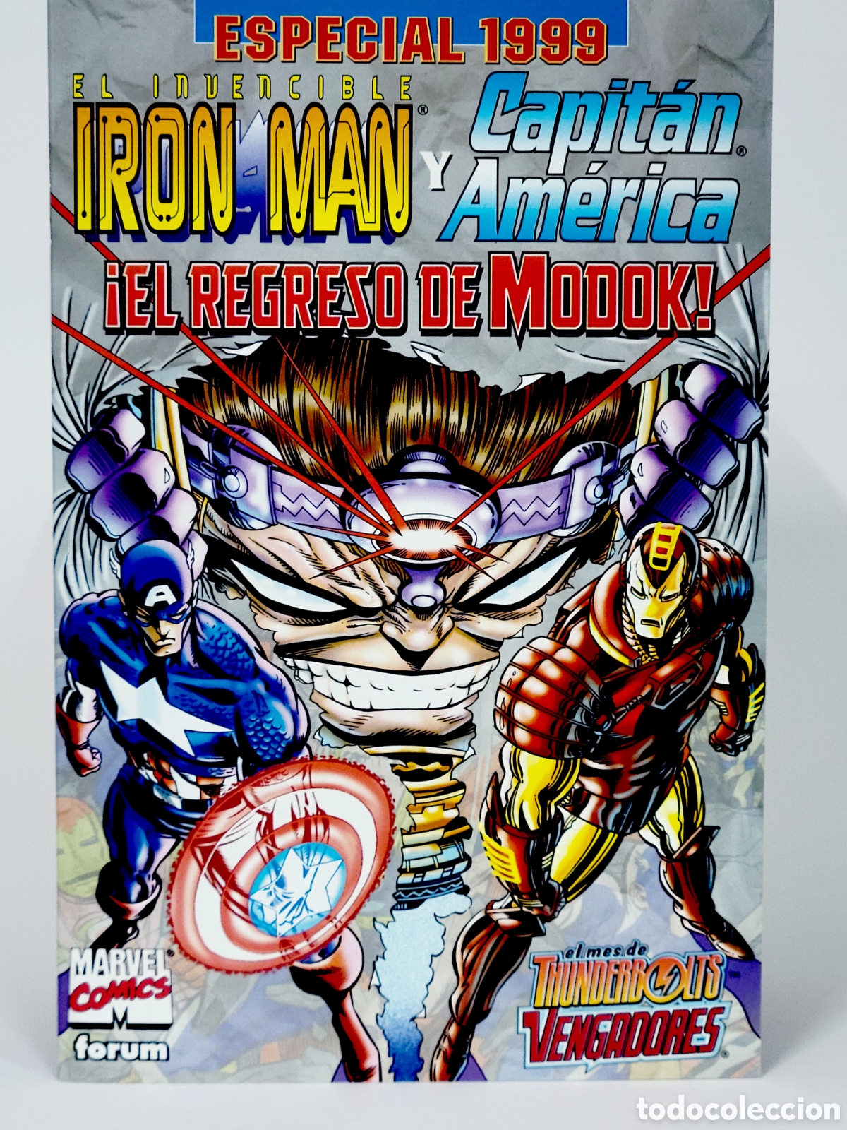 C&oacute;mics: C&Oacute;MIC IRON MAN CAPITAN AM&Eacute;RICA ESPECIAL 1999 EXTRA VOL.4 FORUM MARVEL VOLUMEN GRAPA DE KIOSCO