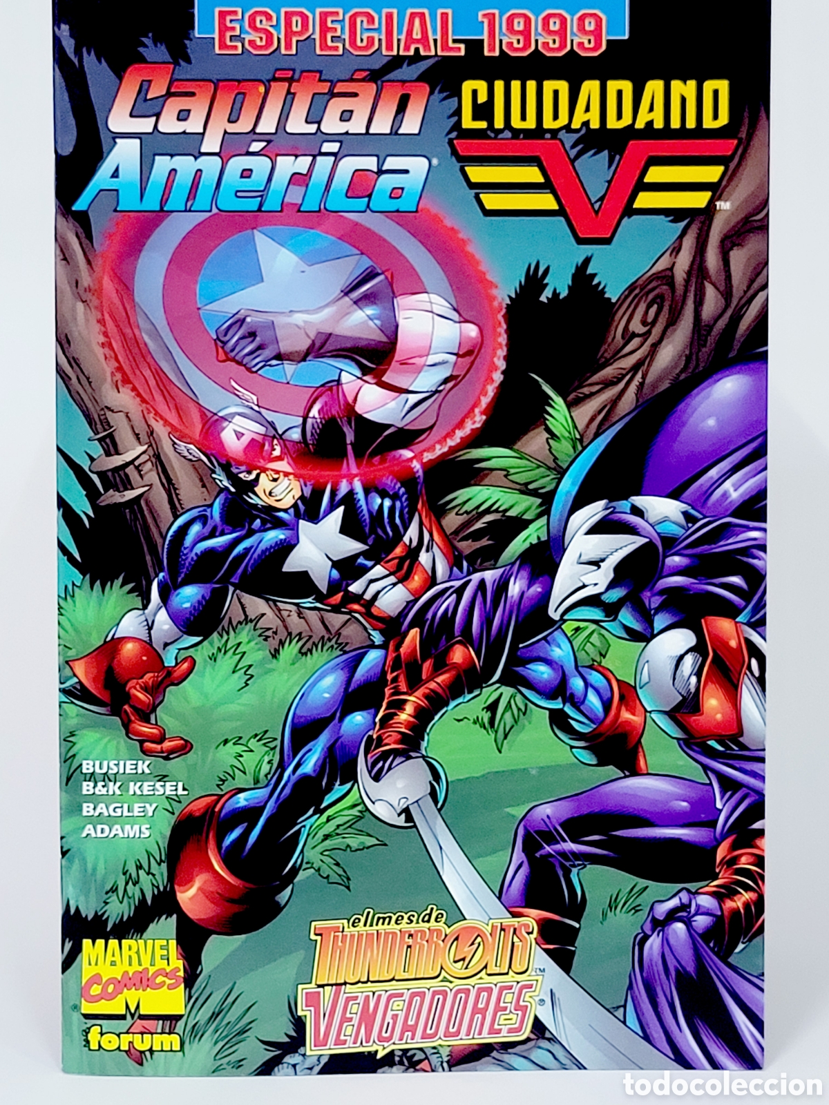 C&oacute;mics: C&Oacute;MIC CAPITAN AM&Eacute;RICA CIUDADANO ESPECIAL 1999 EXTRA VOL.4 FORUM MARVEL GRAPA VOLUMEN DE KIOSCO